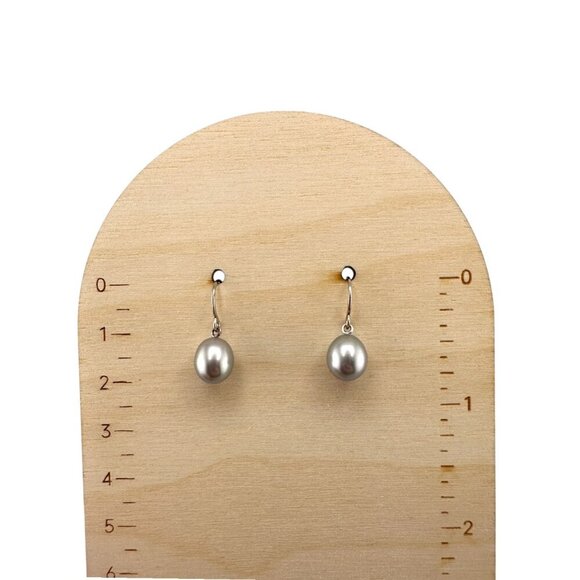 Giani Bernini Gray Cultured Freshwater Pearl Earrings Sterling Silver - Picture 9 of 10